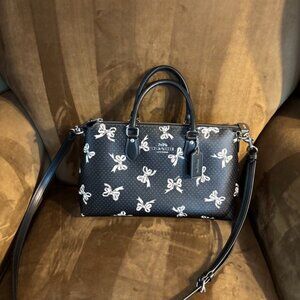 Coach Georgia Stachel Bag with Bow Print - New Without Tags